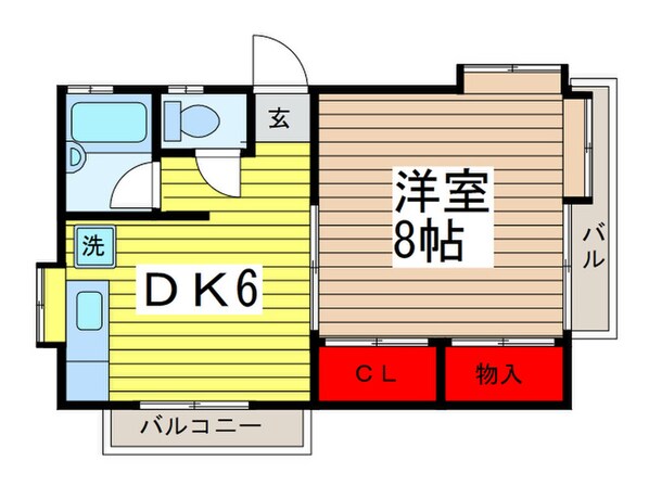 第二ハウスイトウの物件間取画像